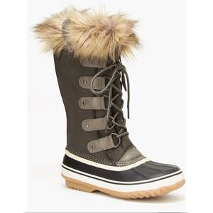 JBU Edith Faux Fur Waterproof Winter Snow Boots Womens Size 8